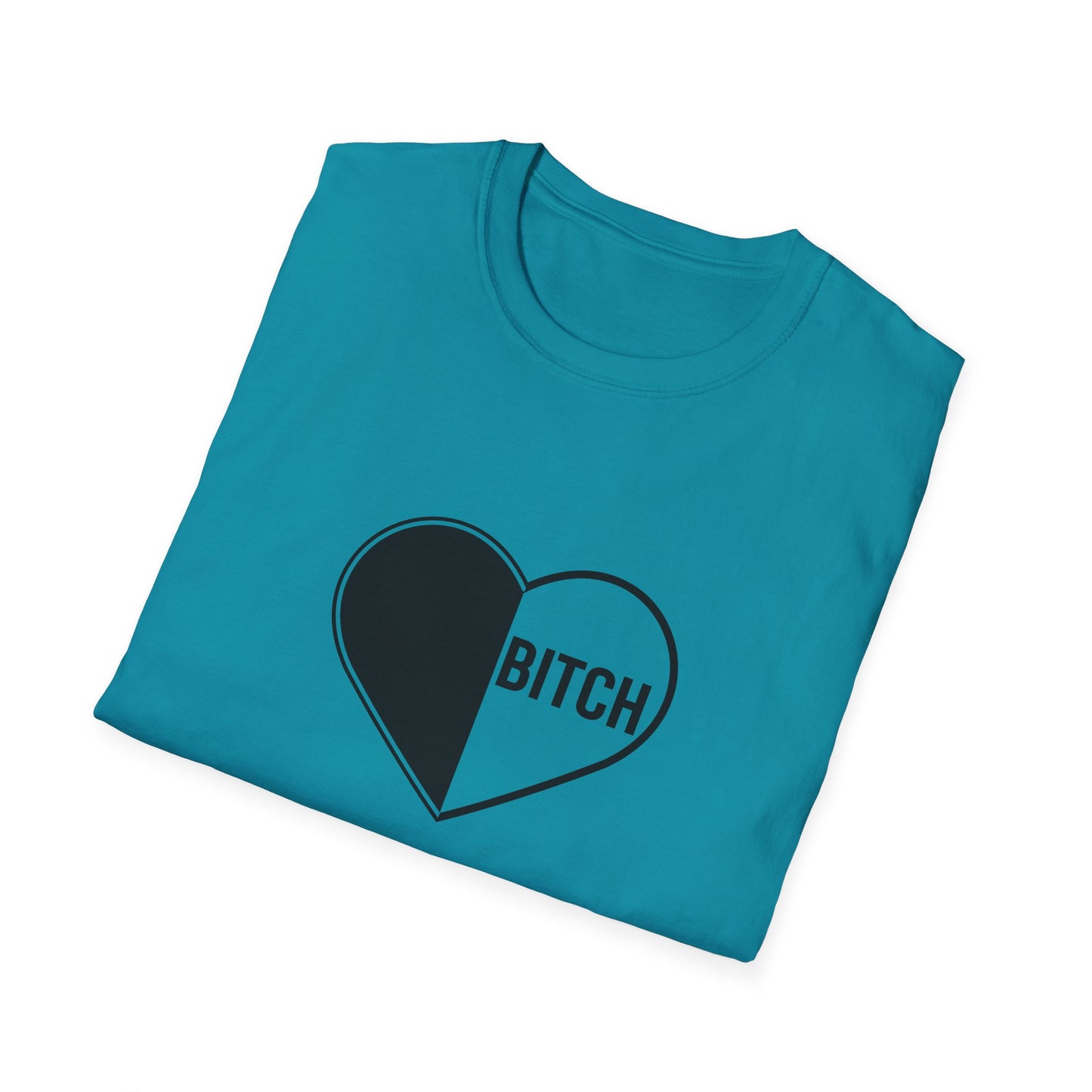 Bitch Heart Unisex Softstyle T-Shirt