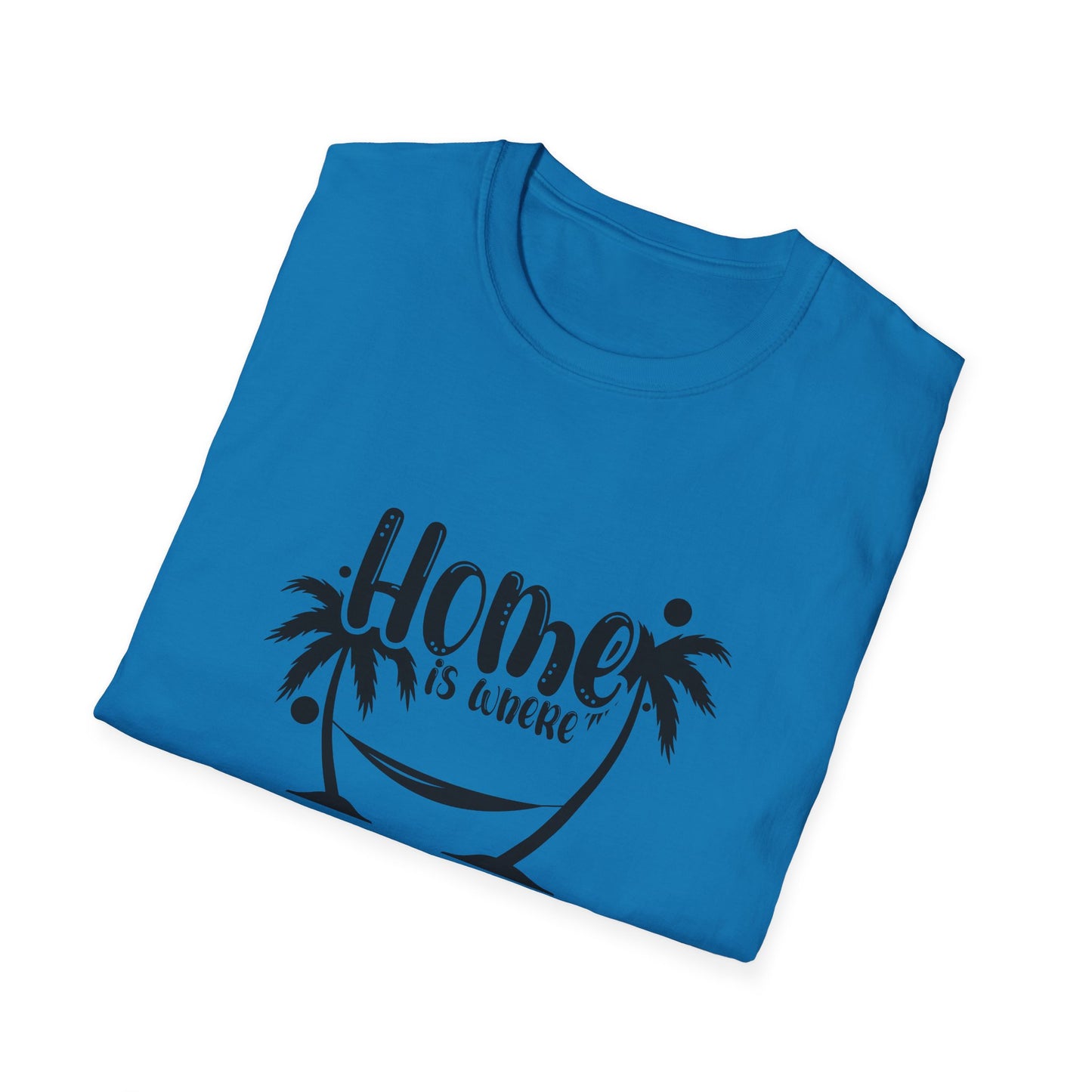Home Is Where Those Fuckers Aint Unisex Softstyle T-Shirt