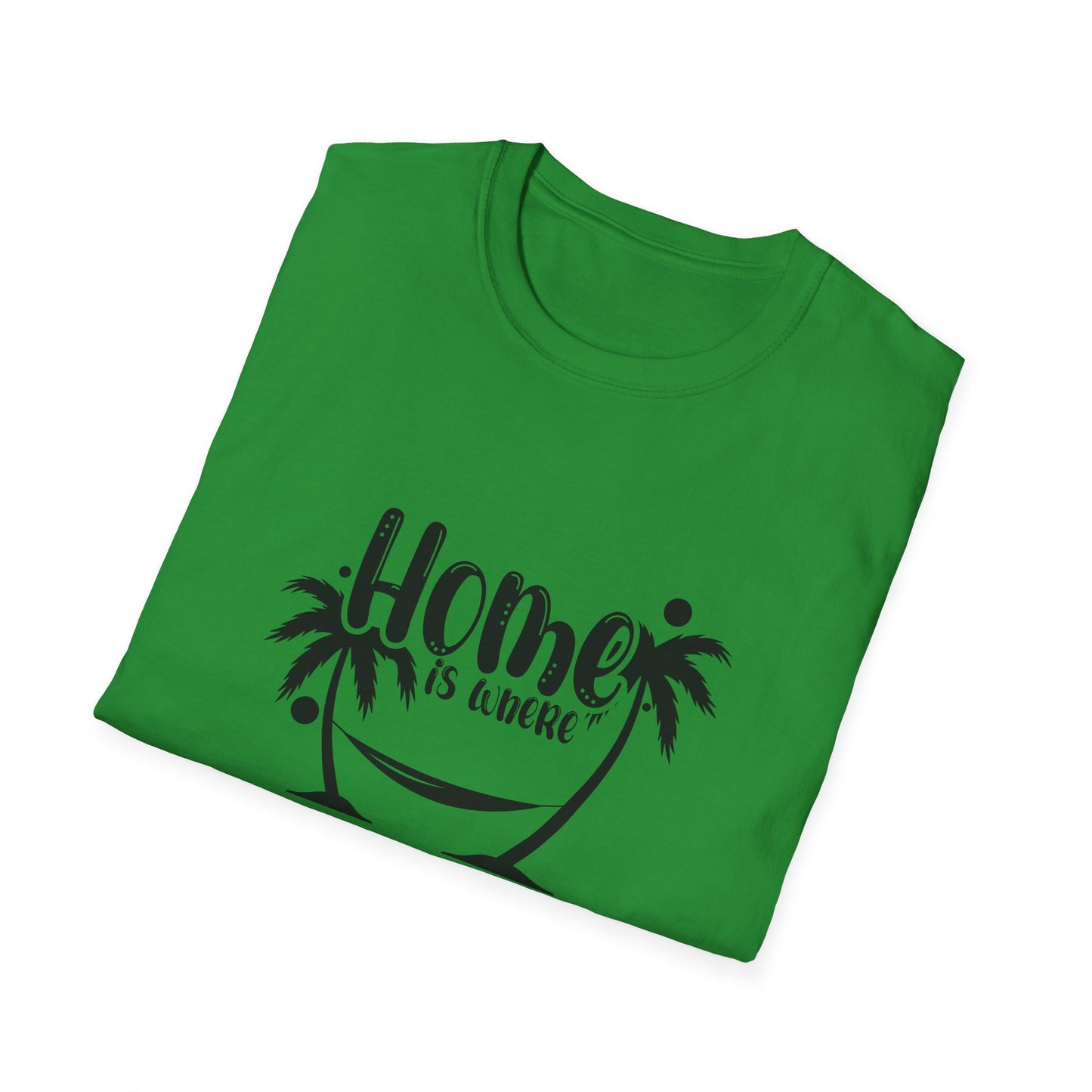 Home Is Where Those Fuckers Aint Unisex Softstyle T-Shirt
