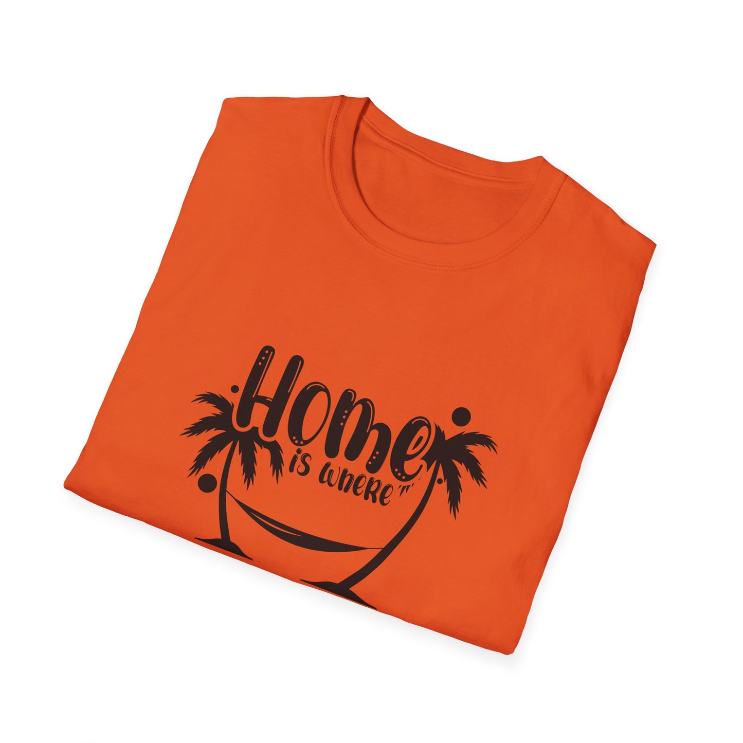 Home Is Where Those Fuckers Aint Unisex Softstyle T-Shirt