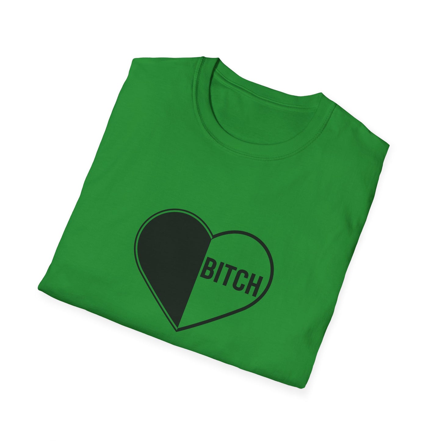Bitch Heart Unisex Softstyle T-Shirt