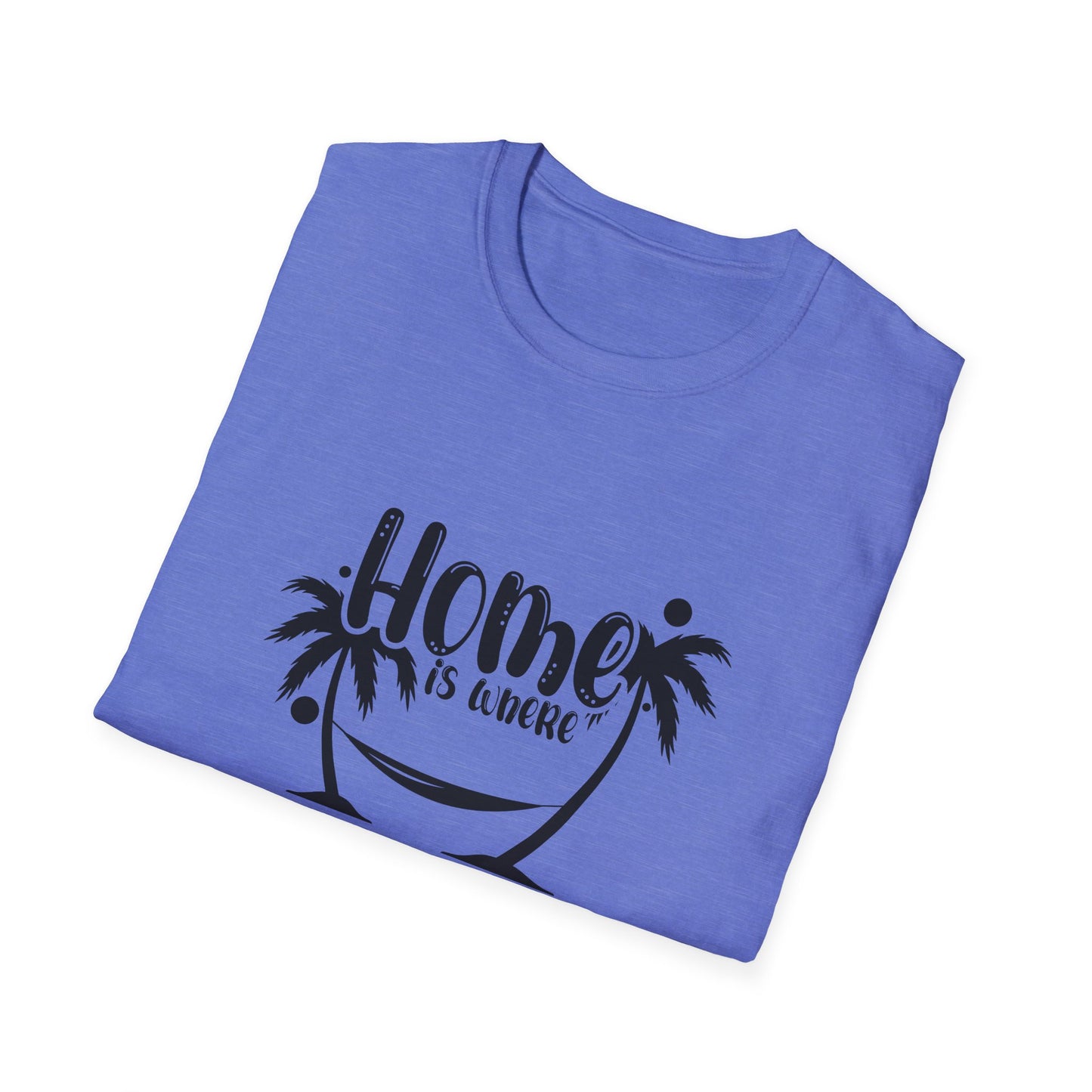 Home Is Where Those Fuckers Aint Unisex Softstyle T-Shirt