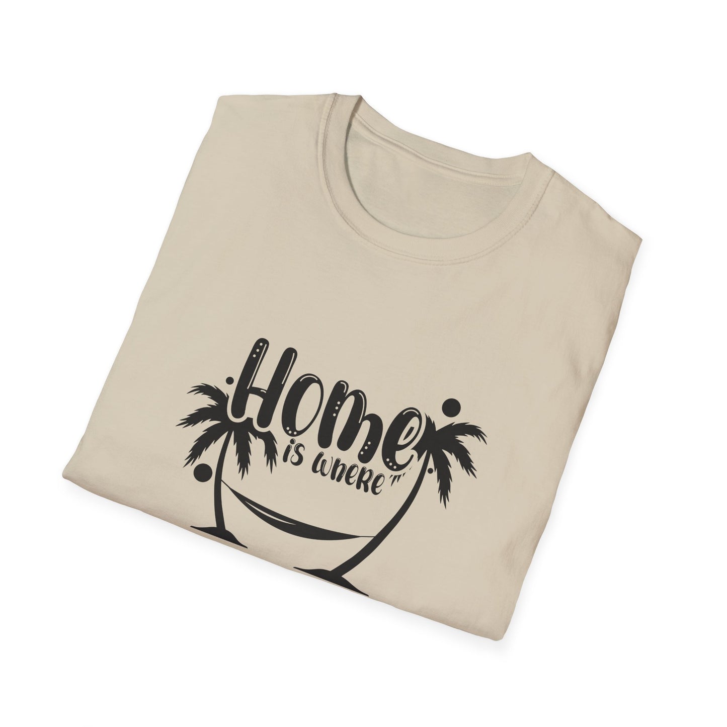 Home Is Where Those Fuckers Aint Unisex Softstyle T-Shirt