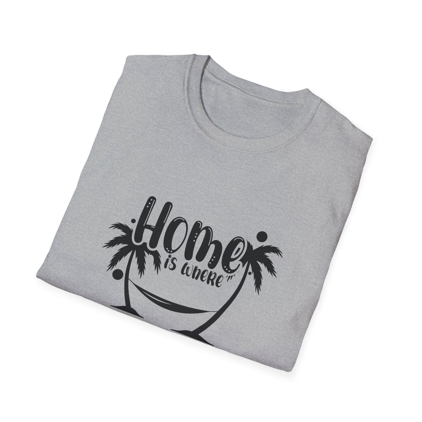 Home Is Where Those Fuckers Aint Unisex Softstyle T-Shirt