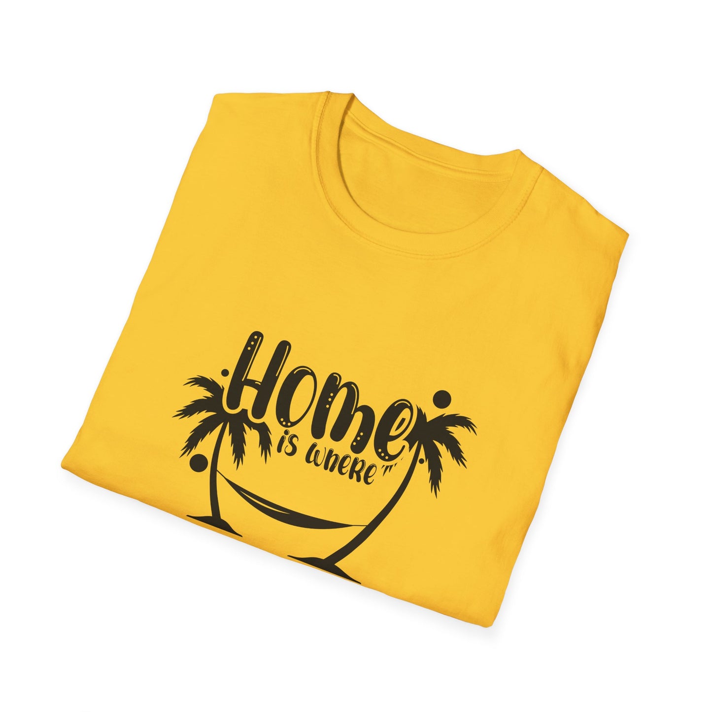 Home Is Where Those Fuckers Aint Unisex Softstyle T-Shirt