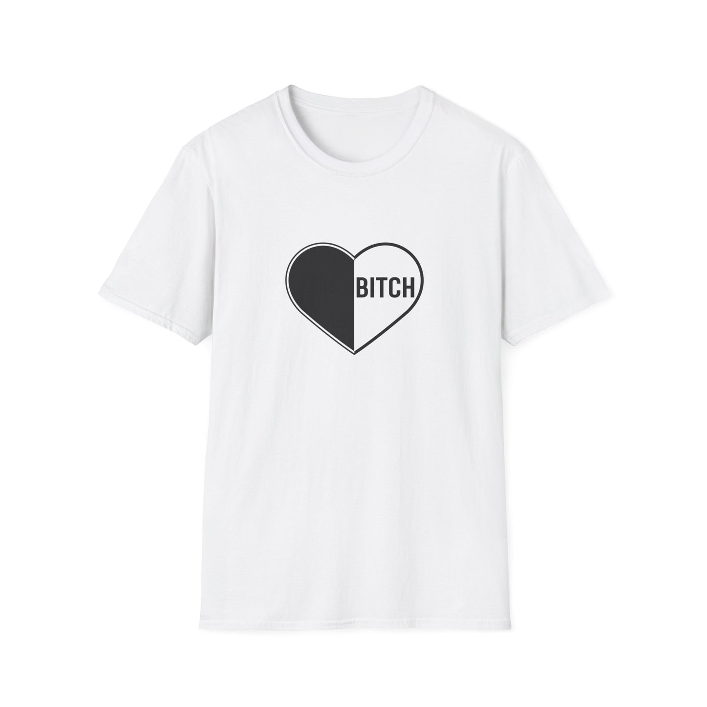 Bitch Heart Unisex Softstyle T-Shirt