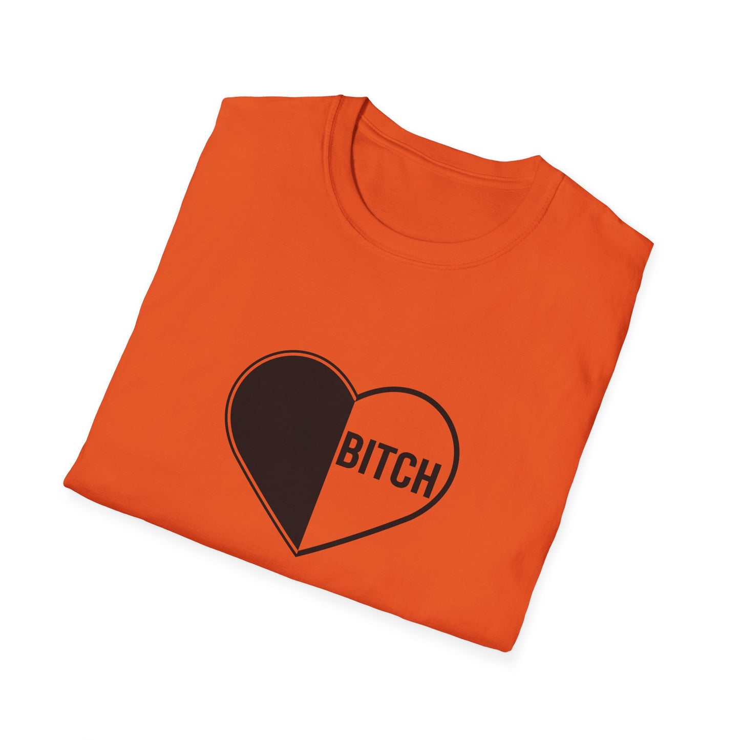 Bitch Heart Unisex Softstyle T-Shirt