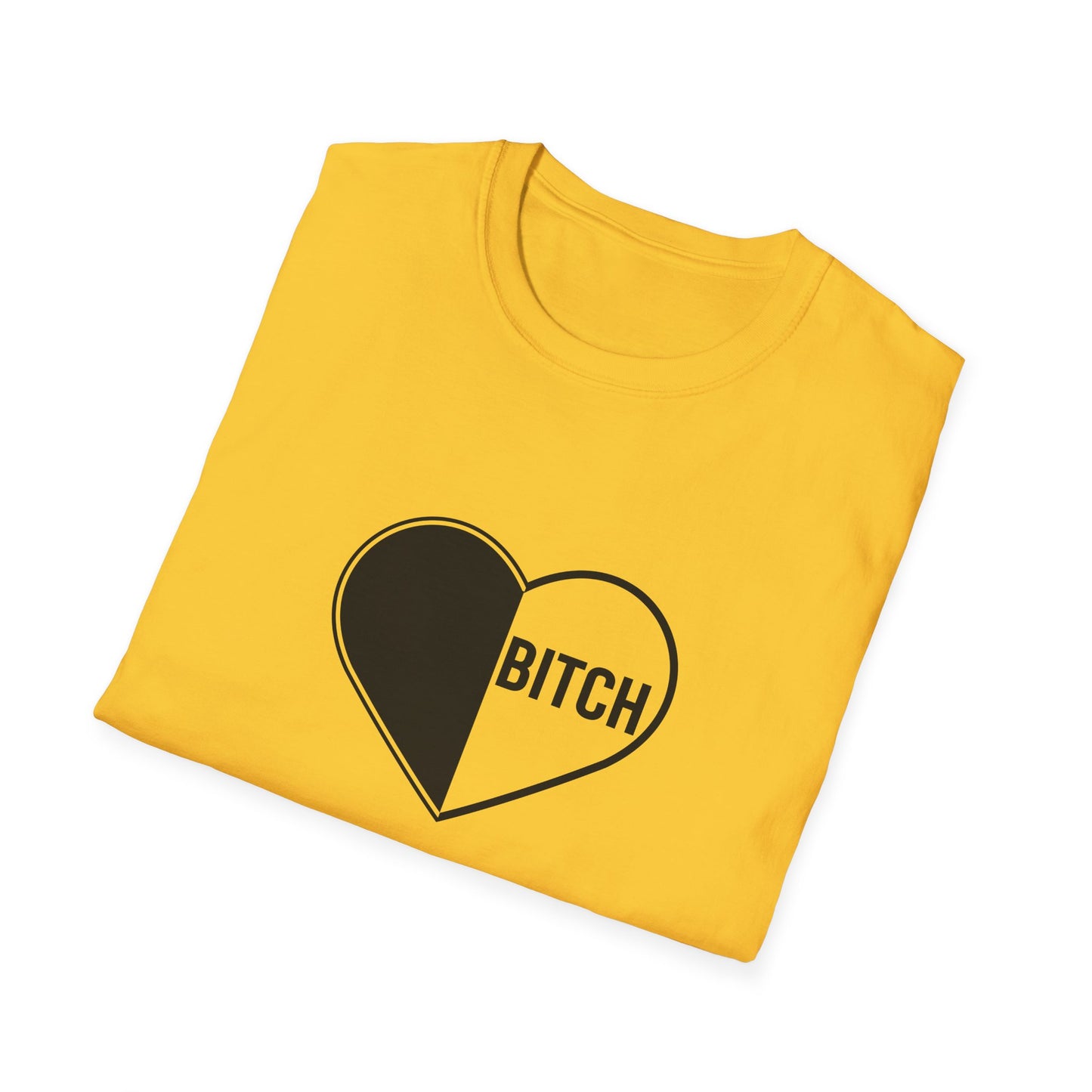 Bitch Heart Unisex Softstyle T-Shirt