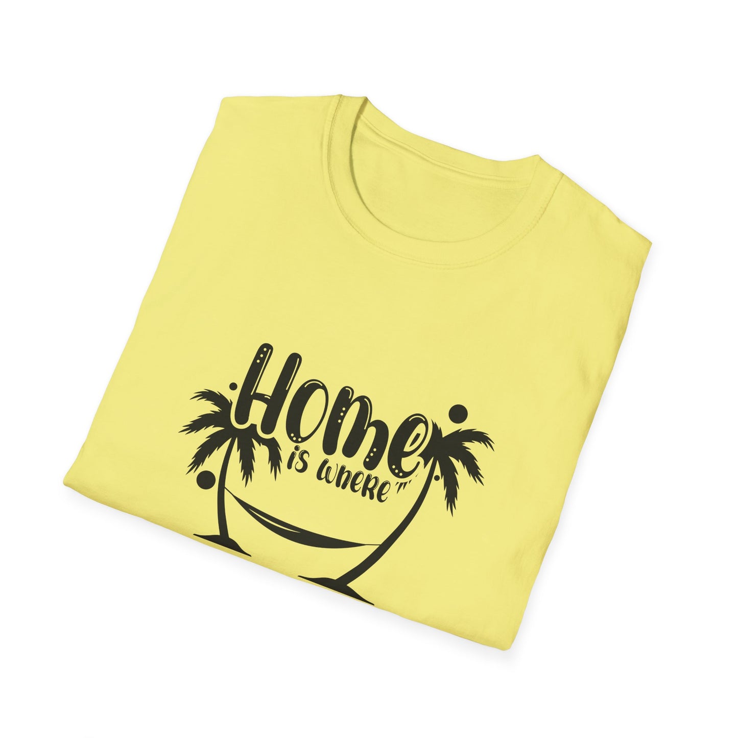 Home Is Where Those Fuckers Aint Unisex Softstyle T-Shirt
