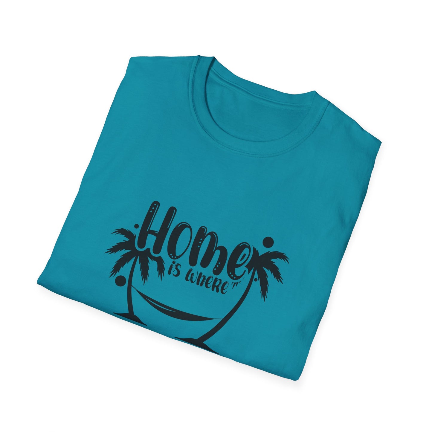 Home Is Where Those Fuckers Aint Unisex Softstyle T-Shirt
