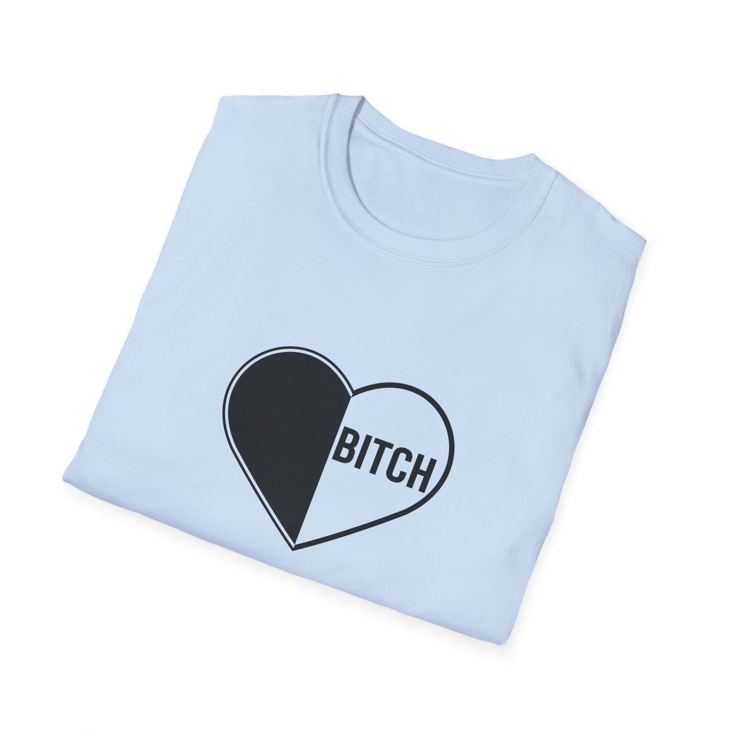 Bitch Heart Unisex Softstyle T-Shirt
