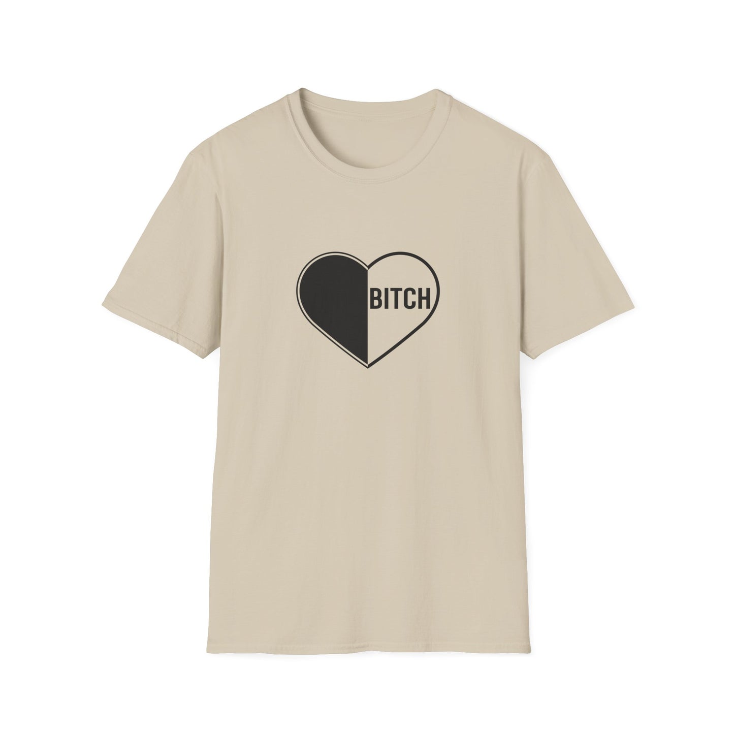 Bitch Heart Unisex Softstyle T-Shirt