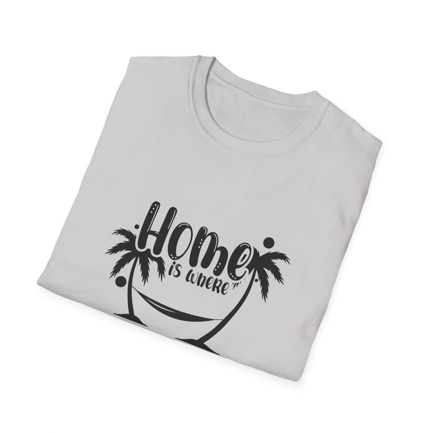 Home Is Where Those Fuckers Aint Unisex Softstyle T-Shirt