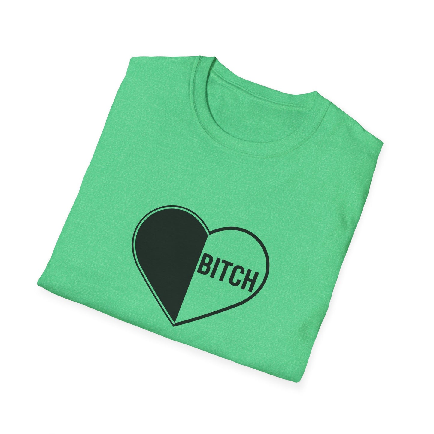 Bitch Heart Unisex Softstyle T-Shirt
