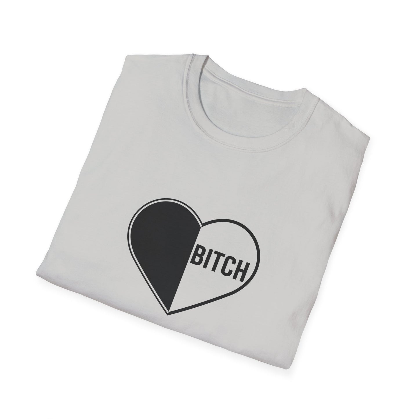 Bitch Heart Unisex Softstyle T-Shirt