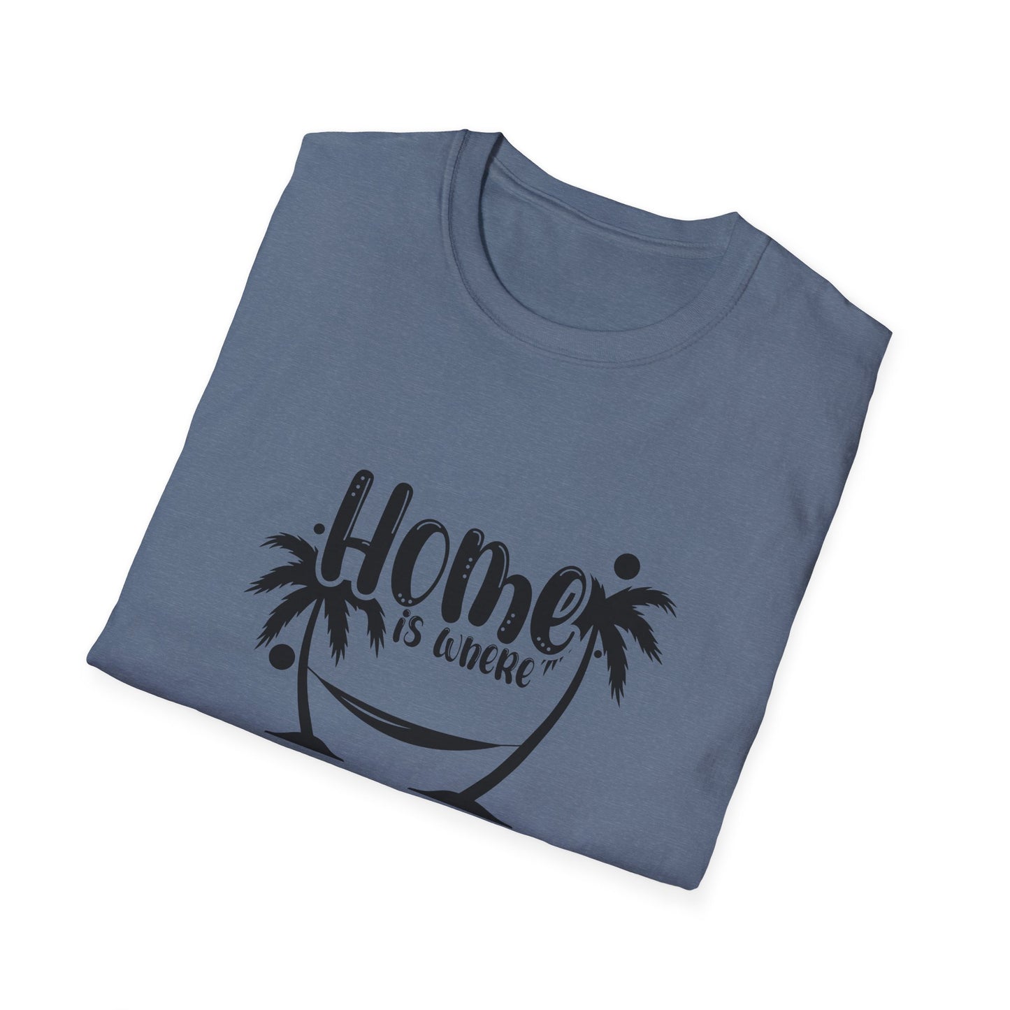 Home Is Where Those Fuckers Aint Unisex Softstyle T-Shirt