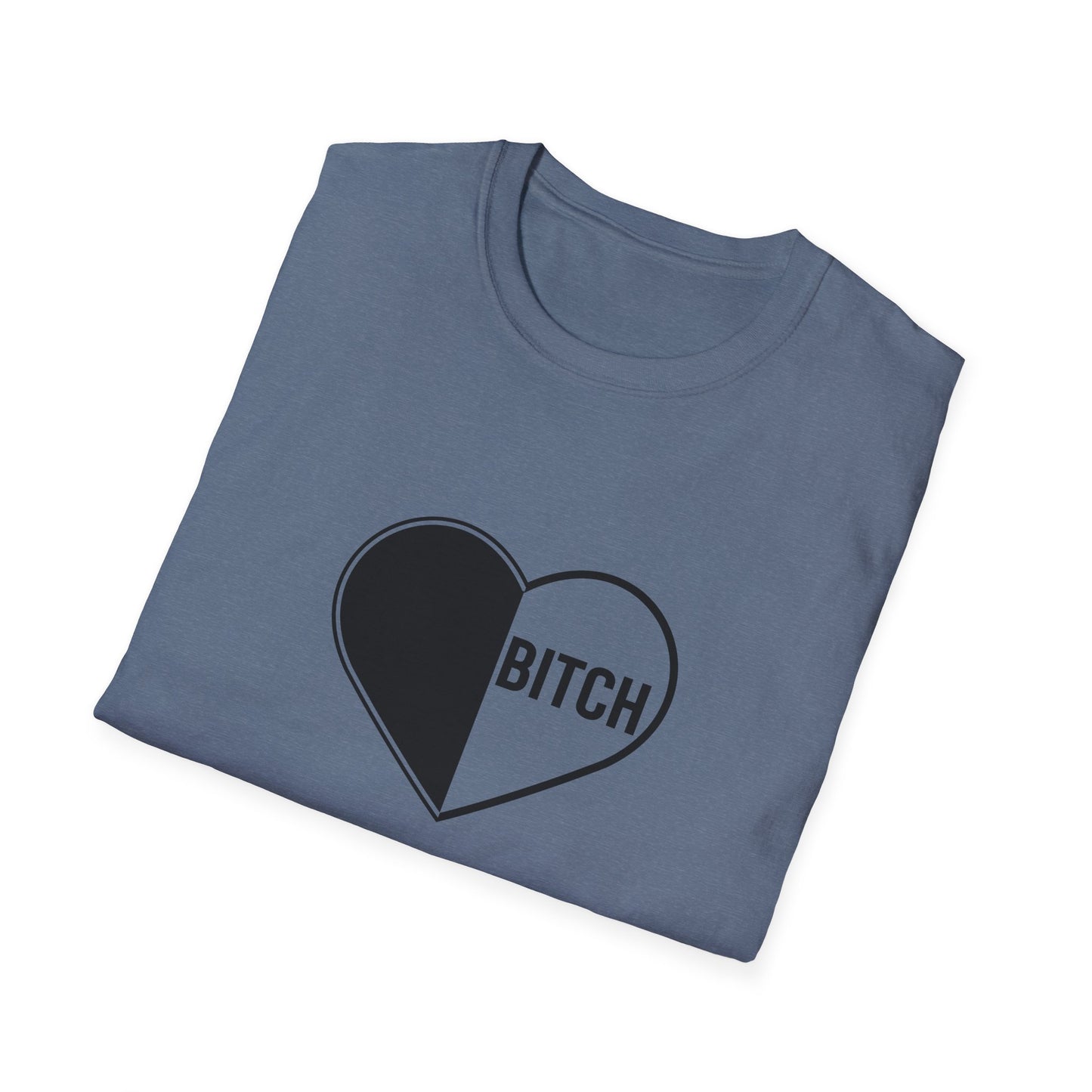 Bitch Heart Unisex Softstyle T-Shirt