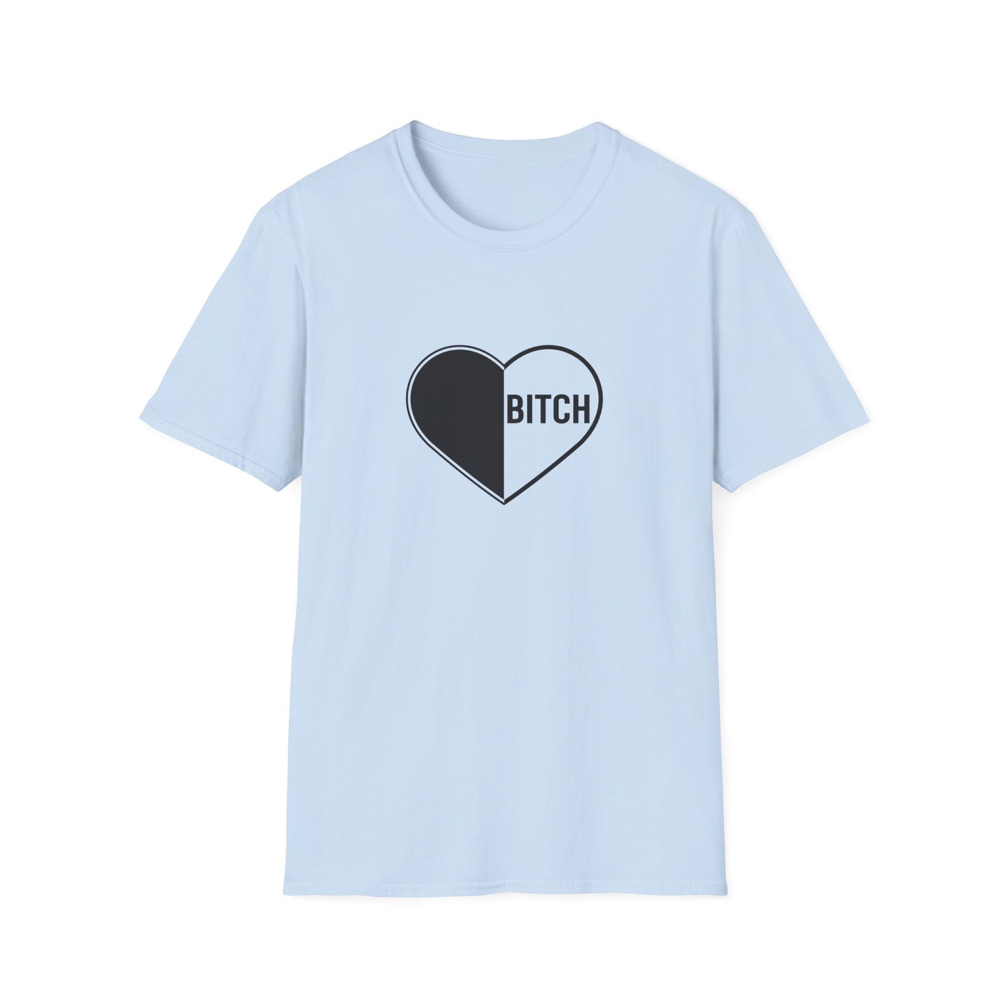 Bitch Heart Unisex Softstyle T-Shirt
