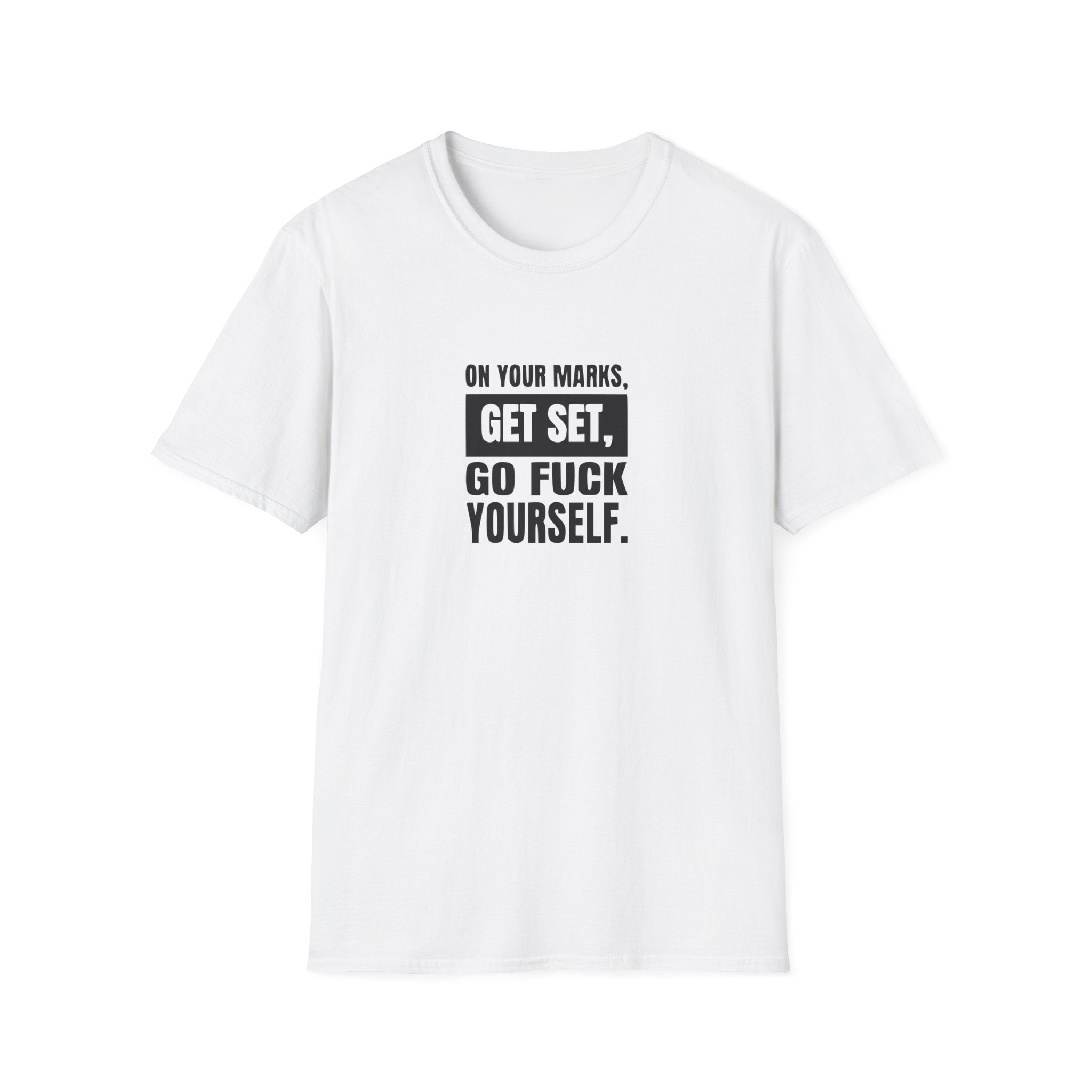 On Your Marks Unisex Softstyle T-Shirt