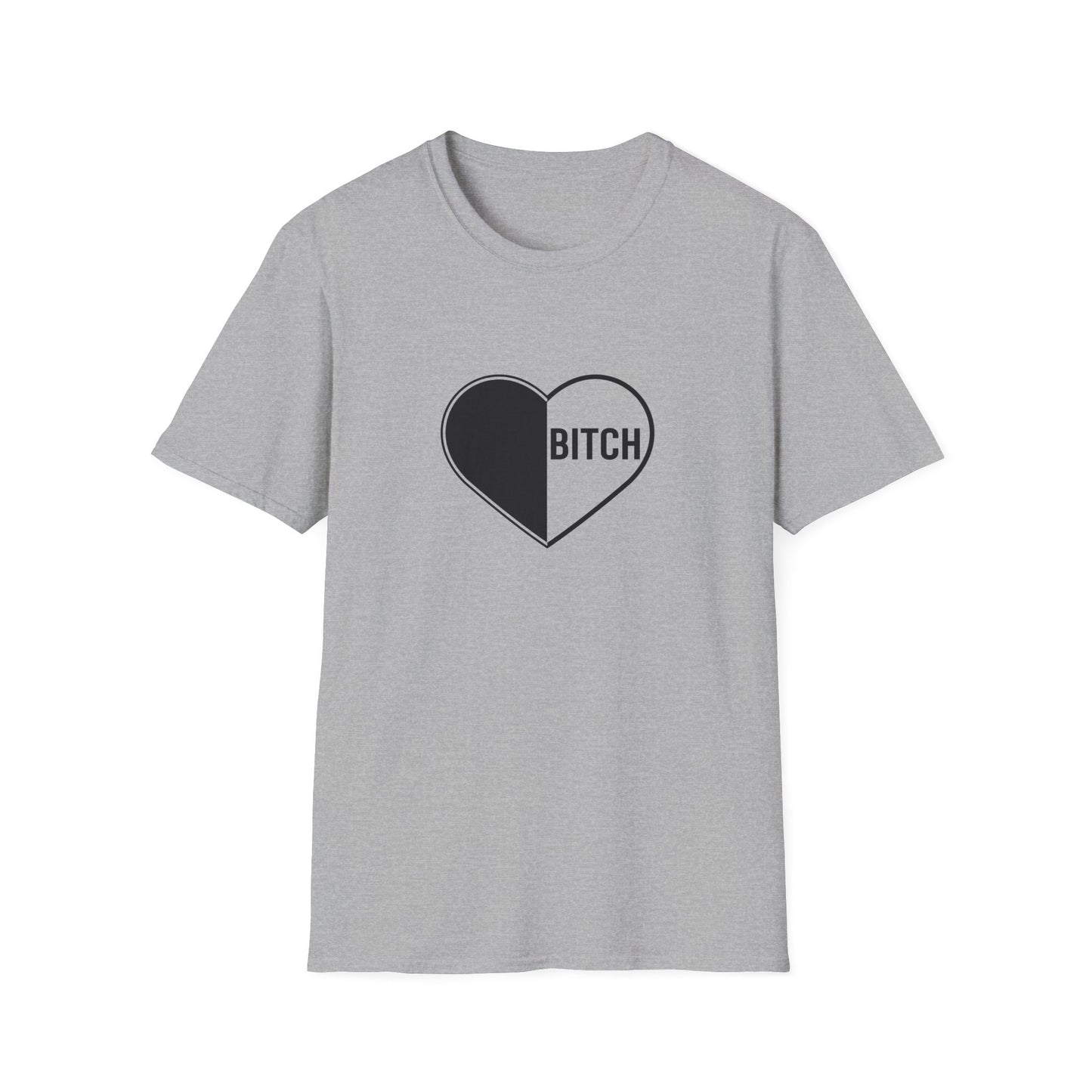 Bitch Heart Unisex Softstyle T-Shirt