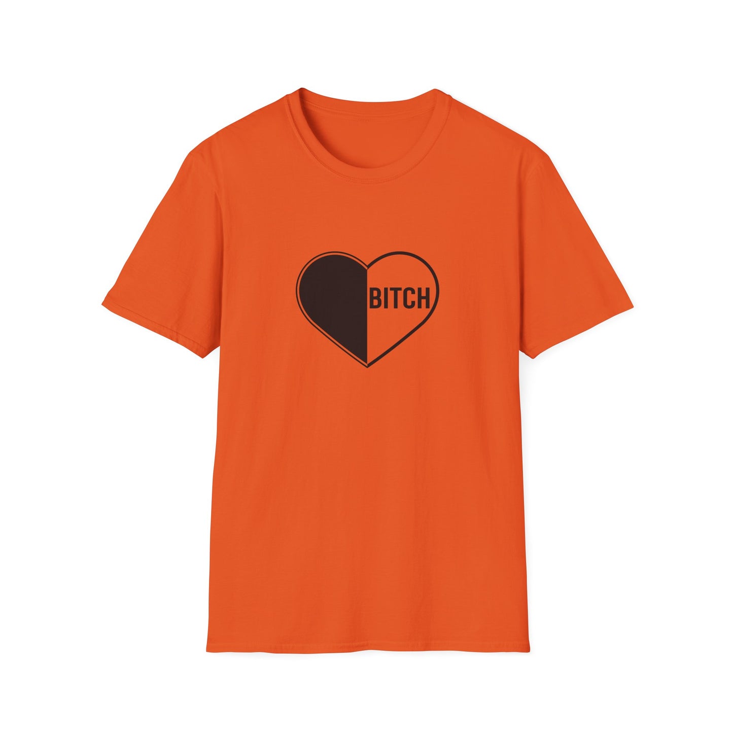 Bitch Heart Unisex Softstyle T-Shirt