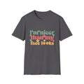 I'm Nicer Than My Face Looks Unisex Softstyle T-Shirt