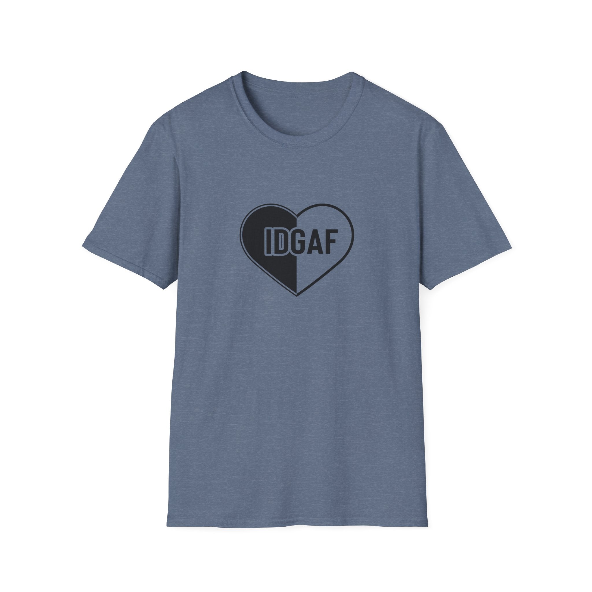 IDGAF Heart Unisex Softstyle T-Shirt