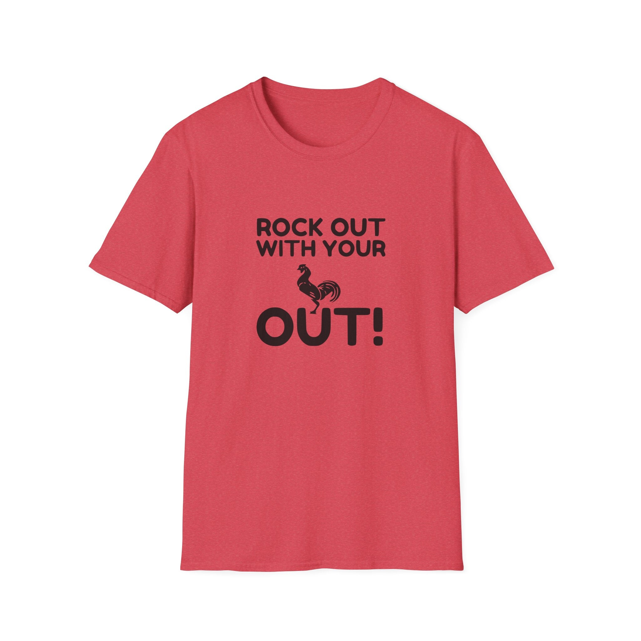 Rock Out With Your Cock Out Unisex Softstyle T-Shirt