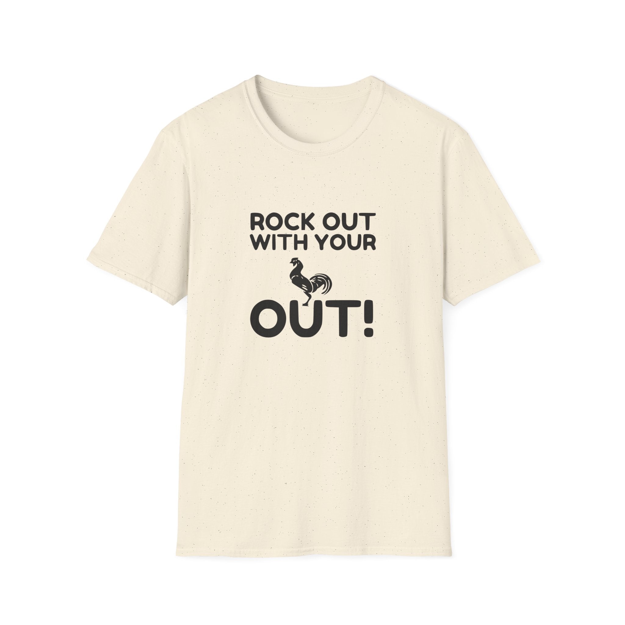 Rock Out With Your Cock Out Unisex Softstyle T-Shirt