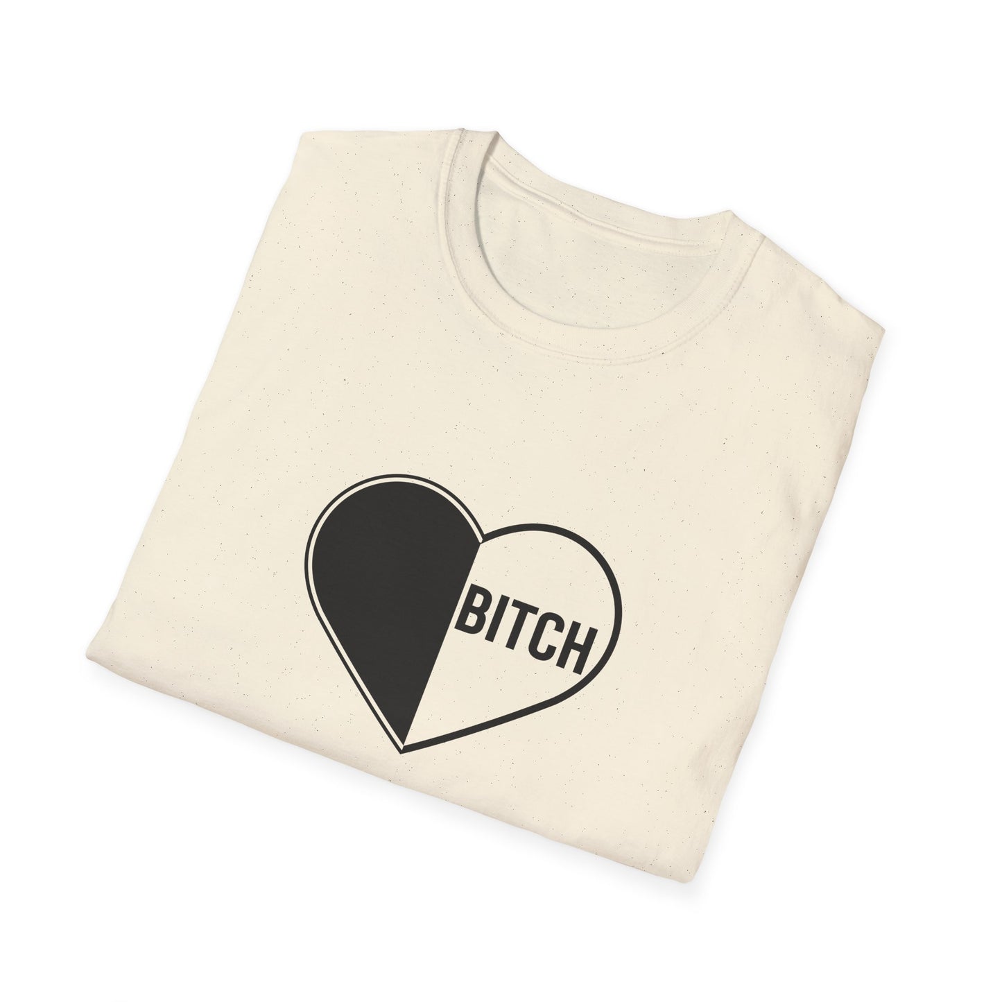 Bitch Heart Unisex Softstyle T-Shirt