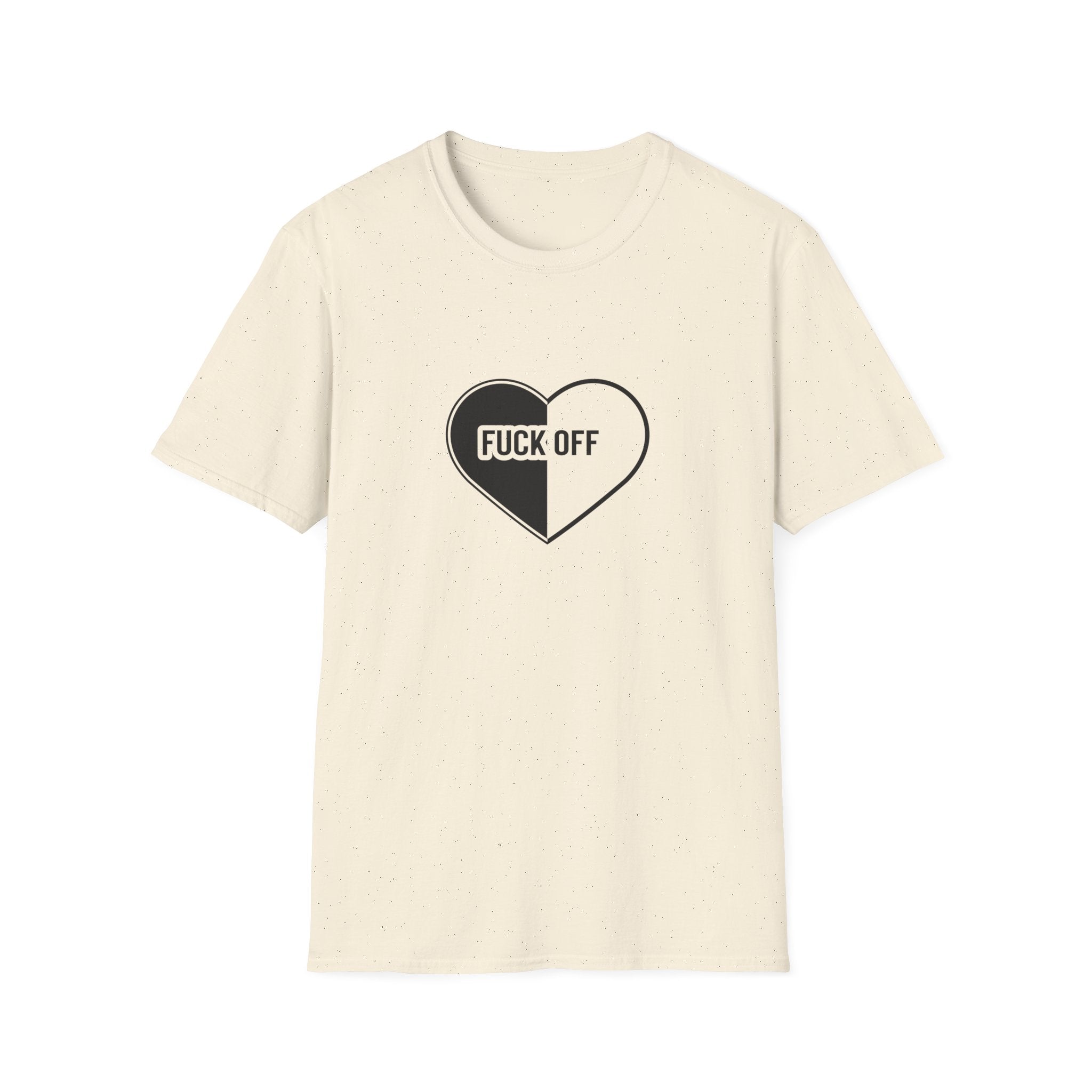Fuck Off Heart Unisex Softstyle T-Shirt