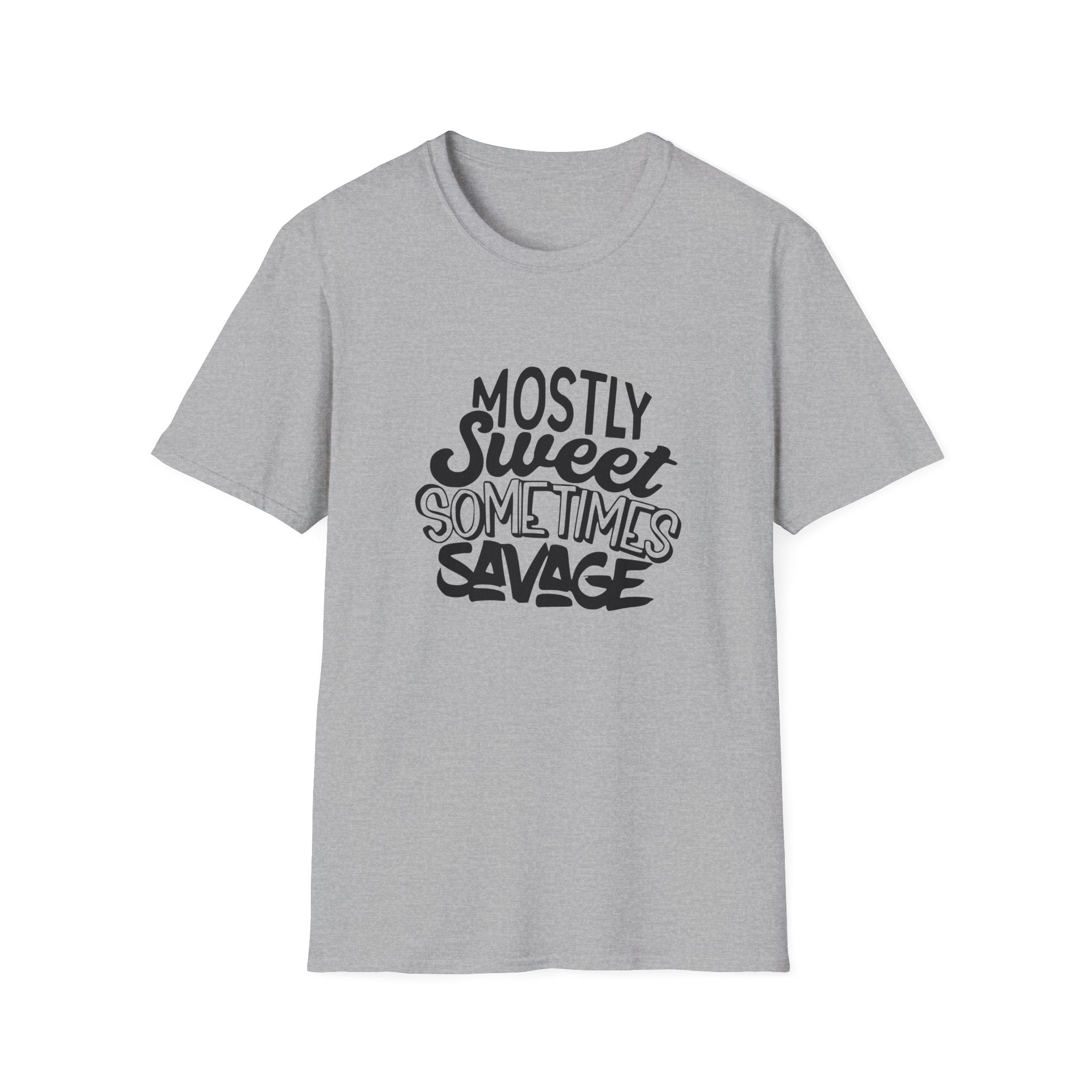 Mostly Sweet Sometimes Savage Unisex Softstyle T-Shirt
