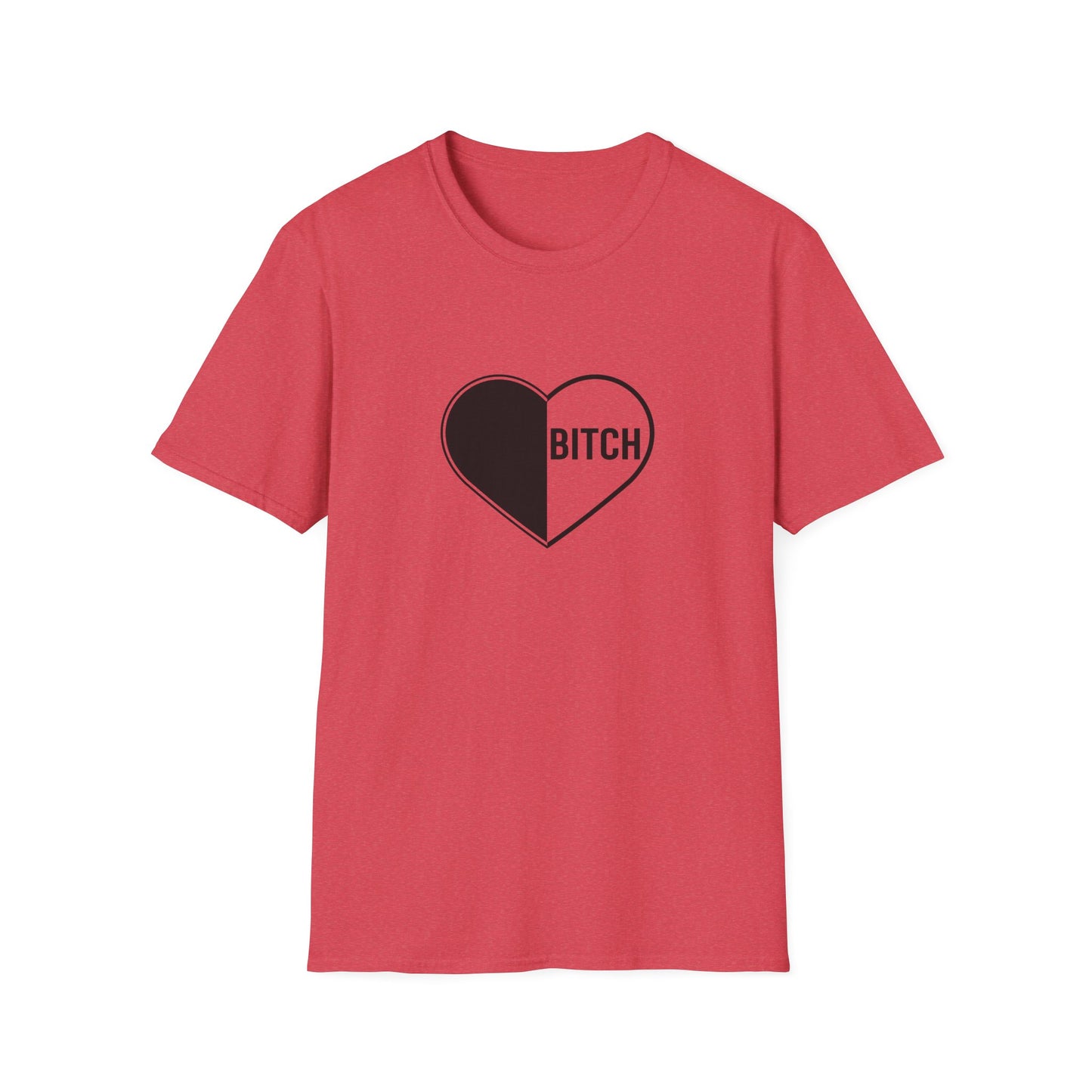 Bitch Heart Unisex Softstyle T-Shirt