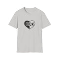 Dick Heart Unisex Softstyle T-Shirt