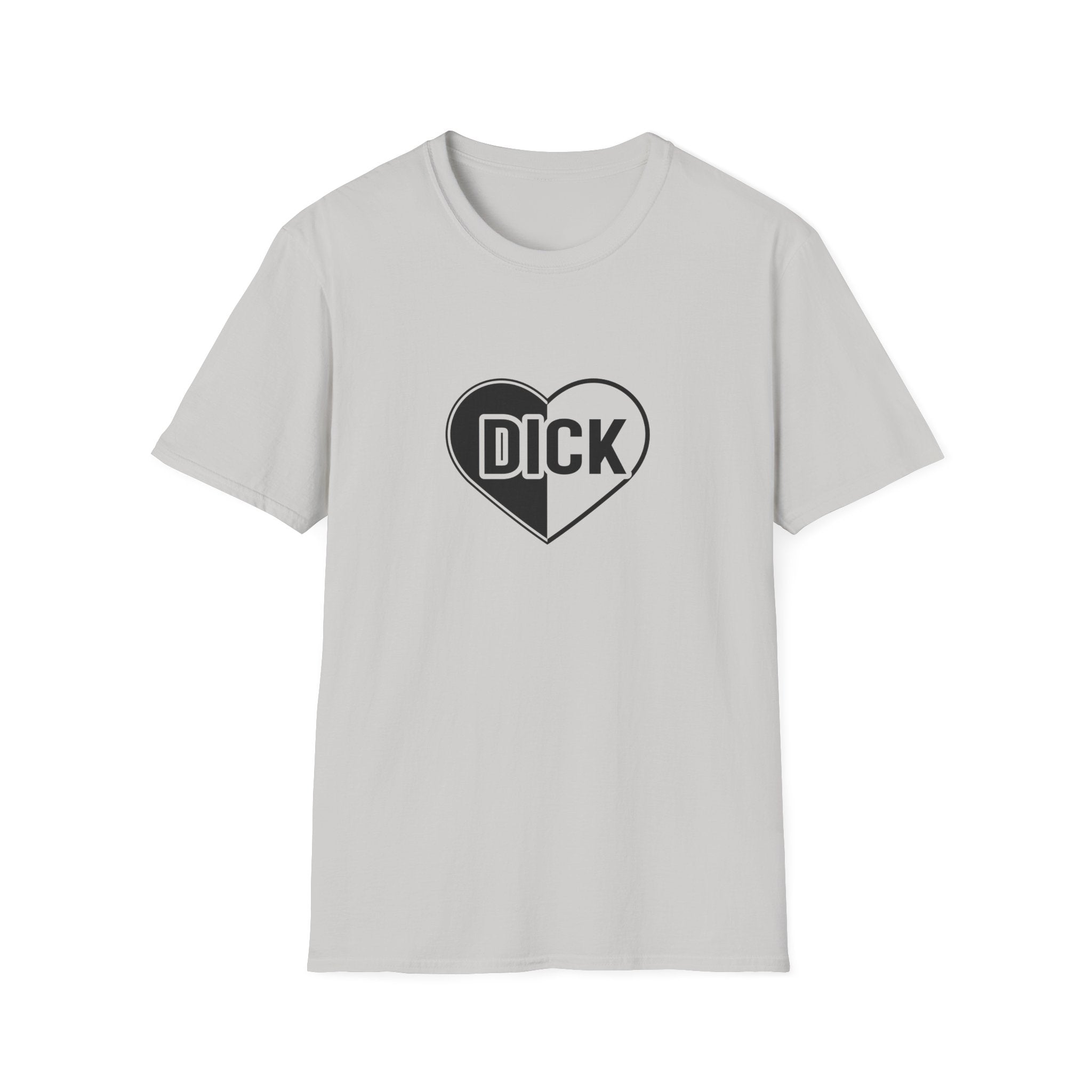Dick Heart Unisex Softstyle T-Shirt
