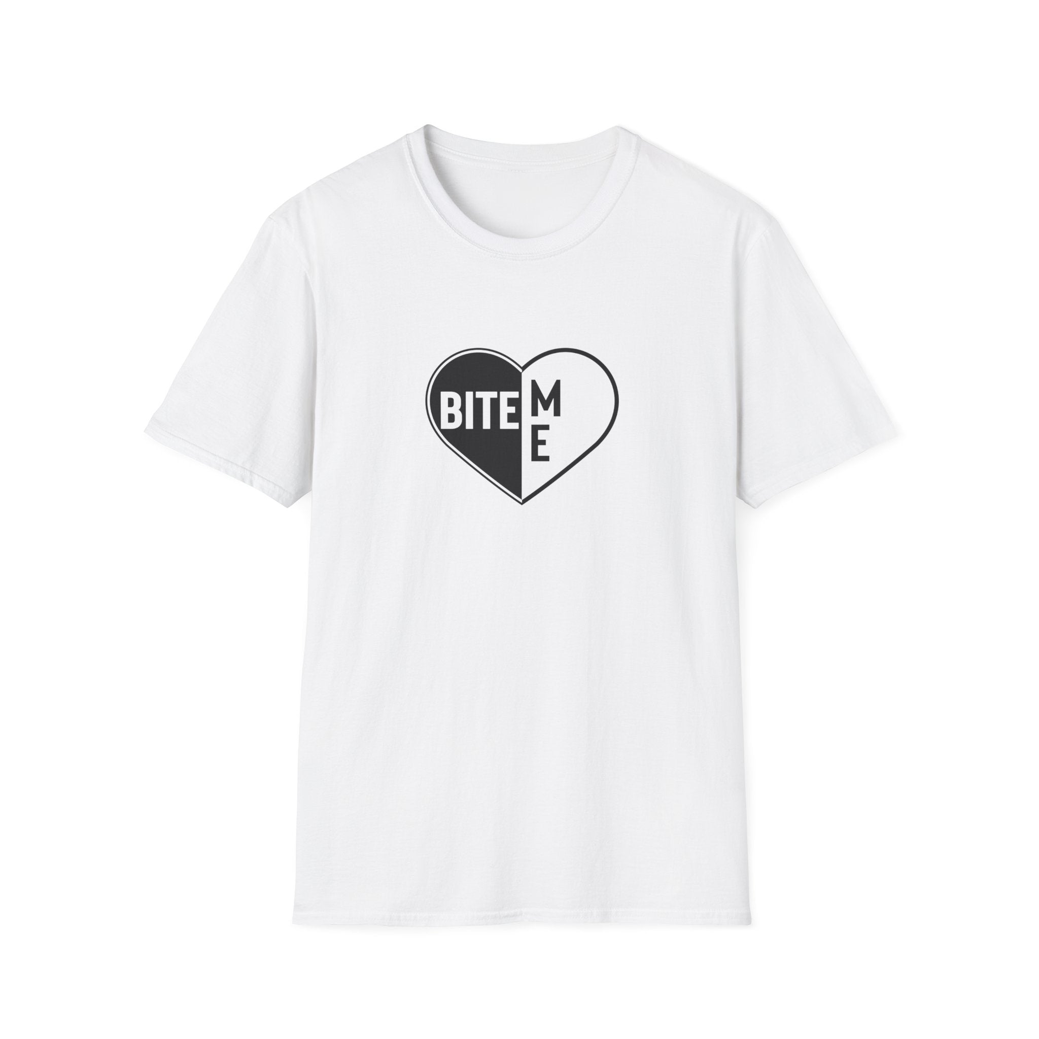 Bite Me Heart Unisex Softstyle T-Shirt