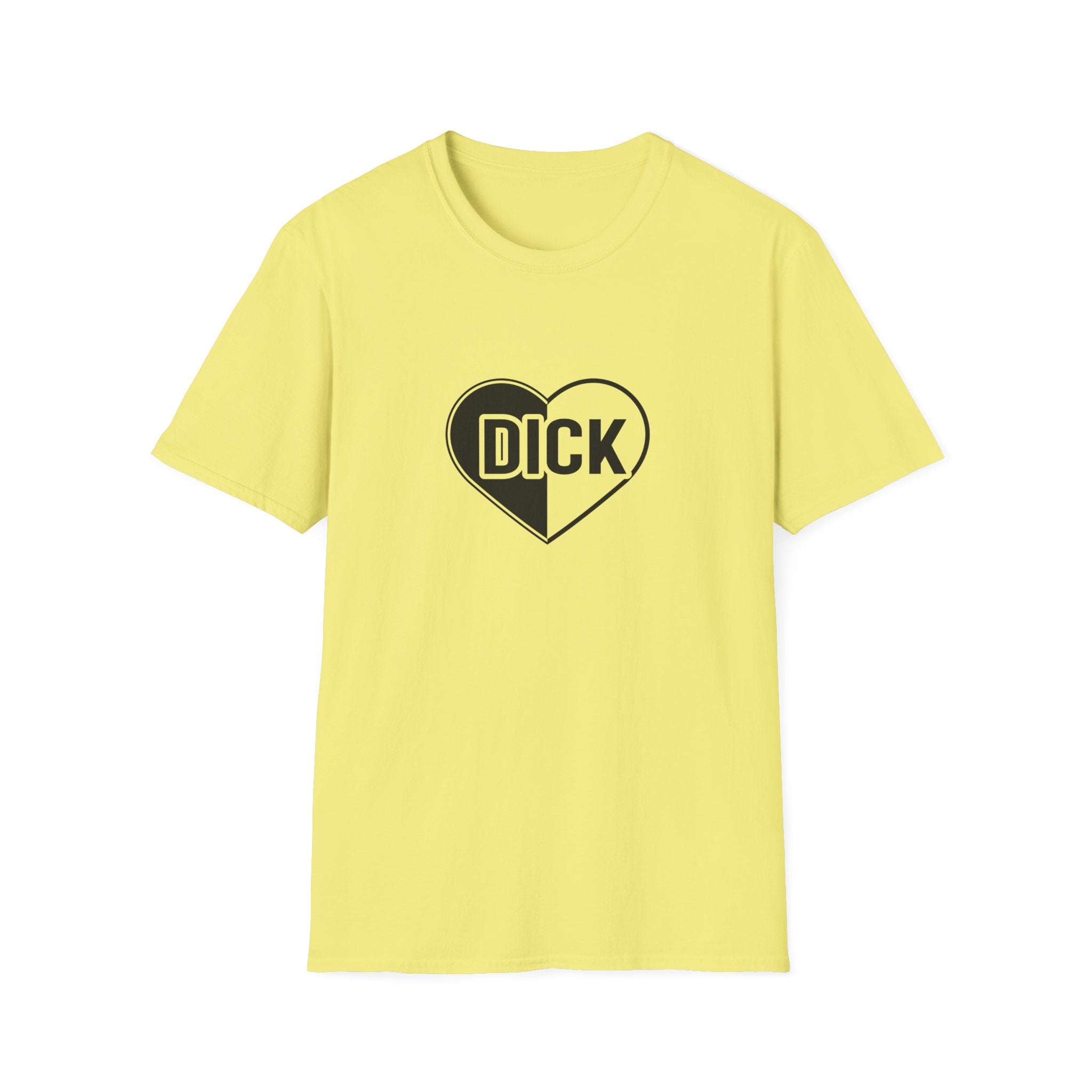 Dick Heart Unisex Softstyle T-Shirt